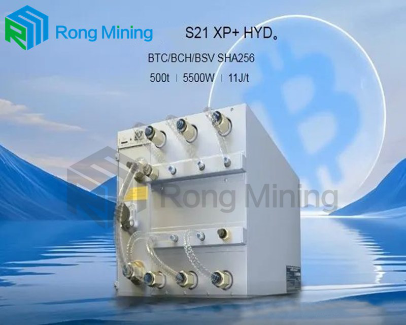 Tung anbefaling: Antminer S21 XP+Hyd 500T Super Flagship Water afkølet maskine